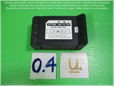 TDK ZRGS 2020-00S, EMC Filter as photo, sn:0612.
