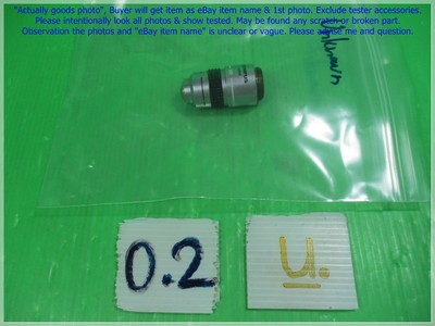 Olympus A100 1.30 oil 160/- , Microscope Lens as photo as photo, Water damaged.