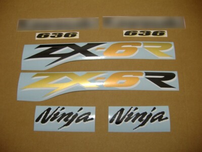 Stickers for Kawasaki ZX6R 2003 ninja restoration decals set graphics zx-6r kit