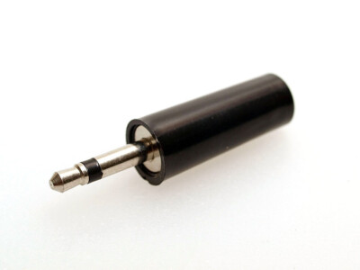 10 pcs 2.5mm 3/32'' Male MONO PLUG Plastic BLACK Solder Type US Seller