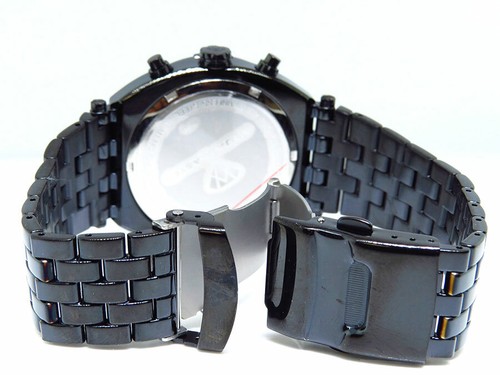 Pre-owned Aqua Master Jojo Joe Rodeo Black Pvd Finish 48 Mm W351 Genuine Diamond Watch