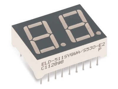 EVERLIGHT LED-Anzeige ELD-511SYGWA/S530-E2