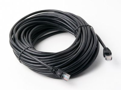 50 FT CAT5e 26 AWG RJ45 UTP Network LAN Patch Ethernet Cable Snagless Cord Black