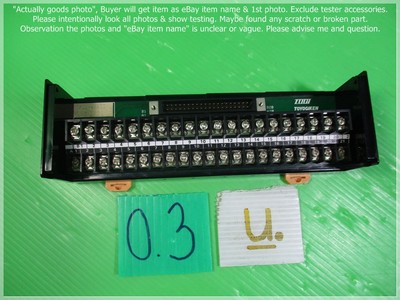TOYOGIKEN PCJ-4F403 for Mitsubishi PLC, FCN 40 pin to Terminal Block as photo, D