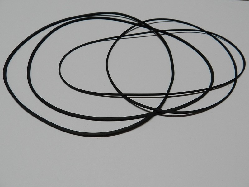 Tonband Riemen Set Passend FüR Tesla  B 93 Rubber Drive Belts Kit 020034