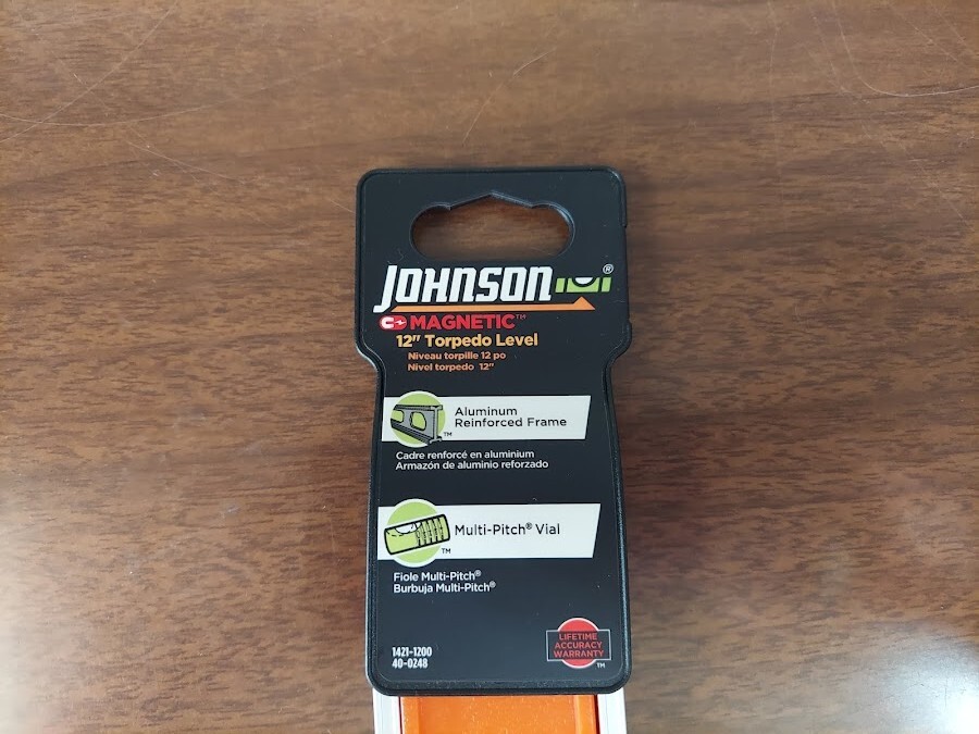 Johnson Level & Tool  12-inch Magnetic Torpedo Level 1421-1200