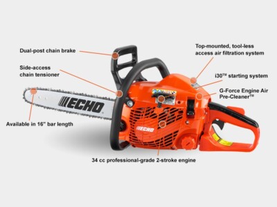 ECHO CS-352 16 inch Gas 2 Stroke Cycle Chainsaw Fast Shipping Authorized Dealer