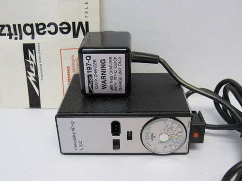 Vintage Metz Mecablitz Telecomputer Quick Flash Charger Instructions 197-Q L20C