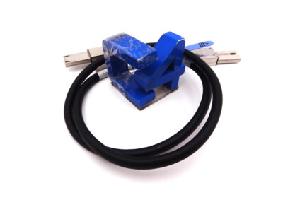 HP 407344-002 1M MINI-SERIAL ATTACHED SCSI CABLE - 407338-B21, 407337-B21, 40733