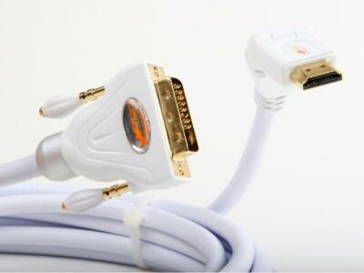15ft HDMI to DVI-D 24+1 Male Gold Adapter Cable HDTV Cord CL2 Rated