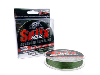 NEUF Sufix 832 Advanced Superline 250m Low Vis Green Tresse