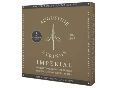 Augustine Imperial Red String Set Classic, Medium Tension - 3 Pack