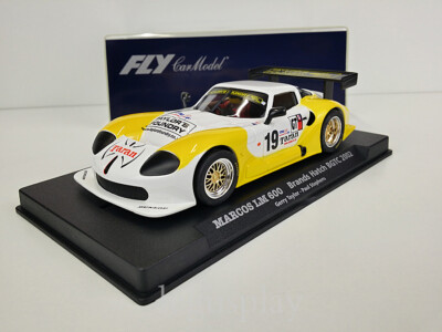 Slot Car Scalextric Fly 88102 Marcos LM 600 Brands Hatch BGTC ''02 A-364 G.Taylor