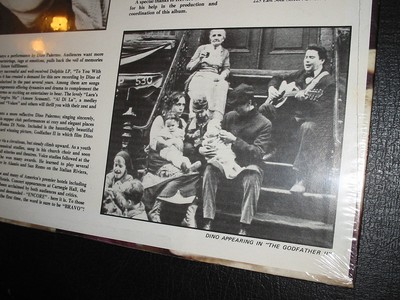 GODFATHER II Movie LP DINO PALERMO *SEALED & SIGNED* 