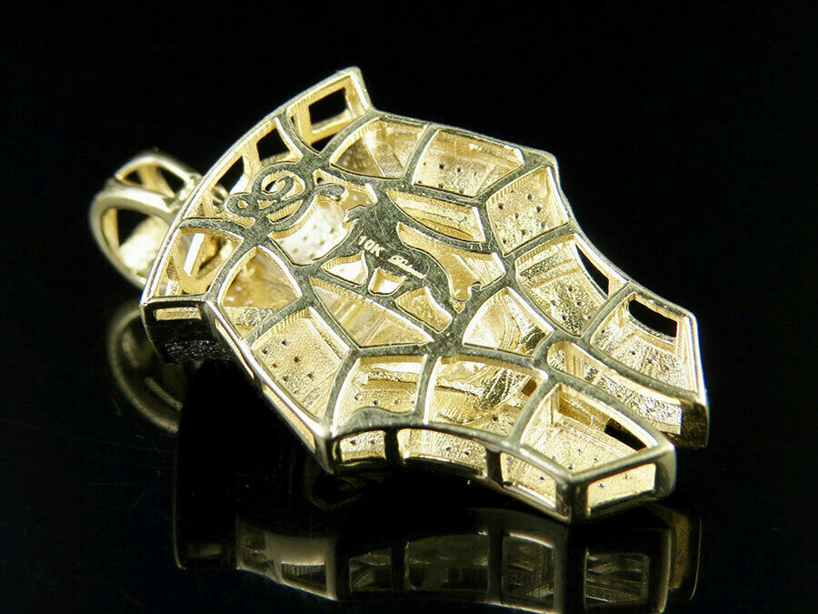 Pre-owned Online0369 Black Friday Exclusive 3ct Cubic Zirconia Egyptian Tut Pharaoh Charm Pendant In White