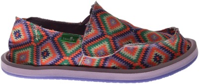 Повседневные балетки Sanuk Lil Donna для девочек, размер 12 М, 1016514K-TRLB