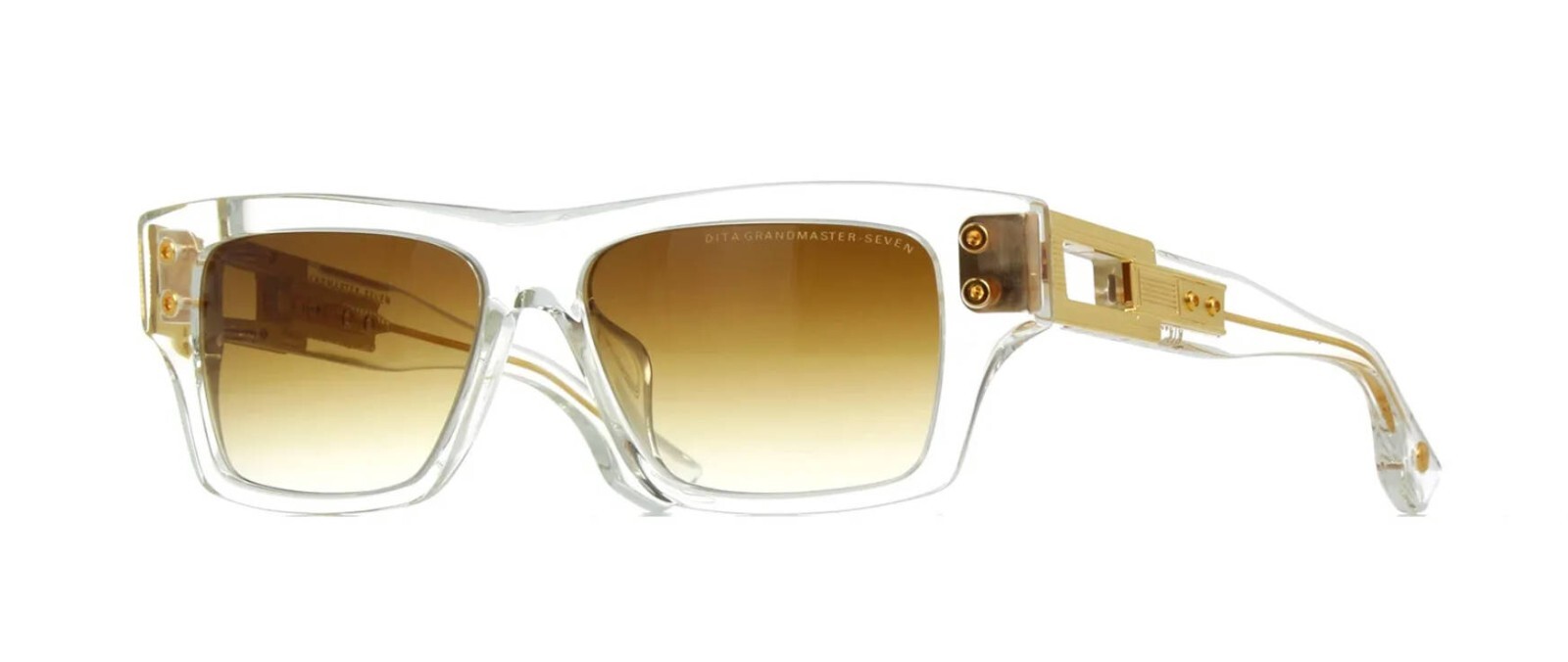 Dita GRANDMASTER-SEVEN Crystal Yellow Gold/Brown Shaded