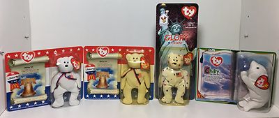 TY BEANIE LOT OF 28 GLORY CHILLY BRITANNIA MAPLE HUMPHREY RIGHTY  AND MORE! NIP*