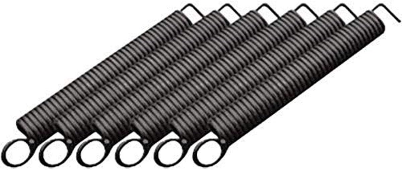 Tremolo Tension Springs for Electric Guitar, Pack of 6 - Black