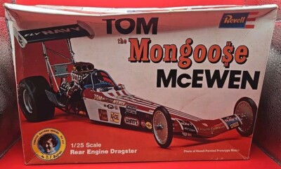 1974 REVELL TOM McEWEN'S The MONGOOSE Rear Engine Dragster H-1463 Unbuilt 1/25