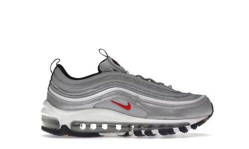 桂大全 Nike Air Max 97 OG Running Shoes Womens 6 Metallic Silver