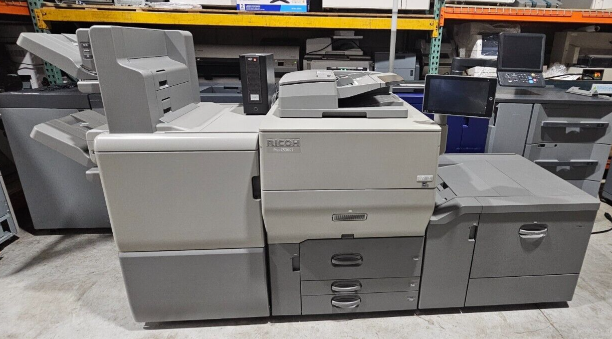 RICOH PRO C5300, FIERY, LCT, BOOKLET MAKER FINISHER, LOW