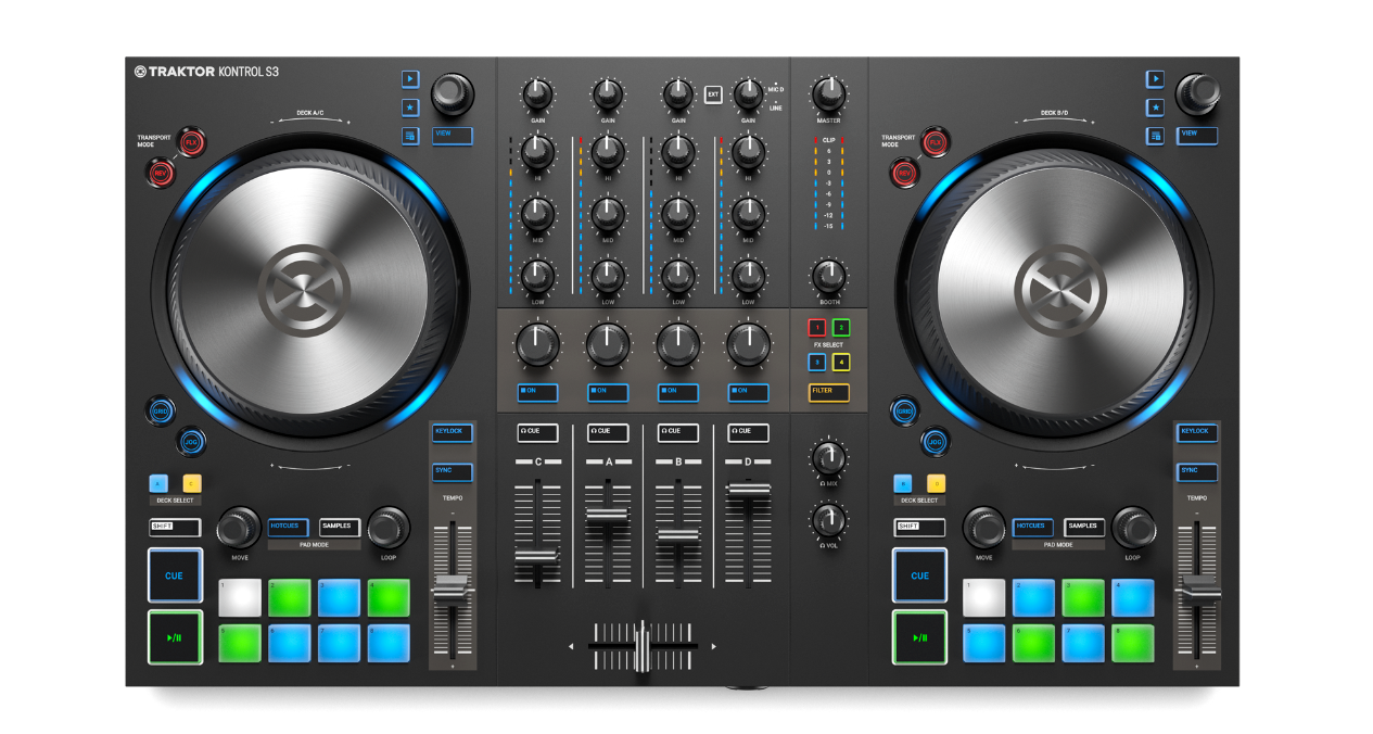新品 NATIVE INSTRUMENTS TRAKTOR KONTROL S3 Native Instruments TRAKTOR KONTROL S3 DJ Controller | Music