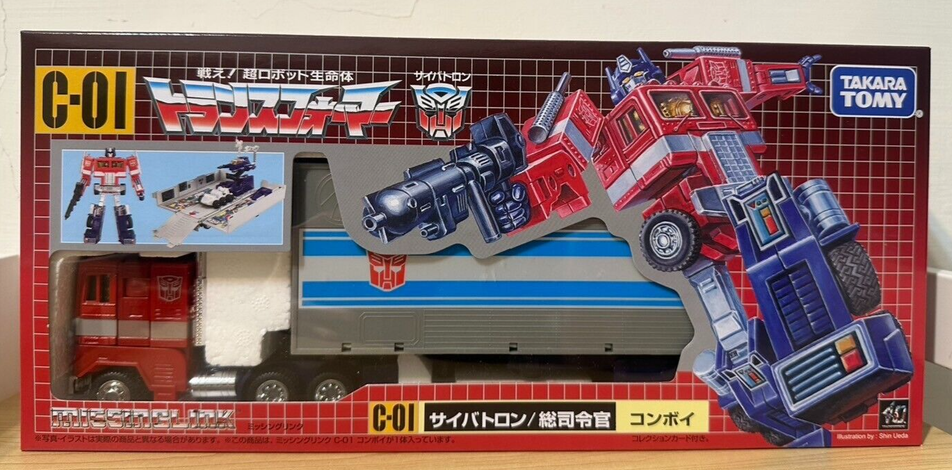 Takara Tomy Transformers G1 Missing Link C-01 Convoy Optimus