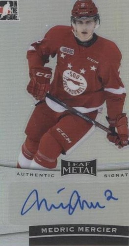 2014-15 In The Game Leaf Metal - Medric Mercier #BA-MM2
