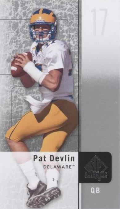 2011 SP Authentic Pat Devlin #19