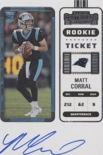 2022 Panini Contenders Matt Corral #130