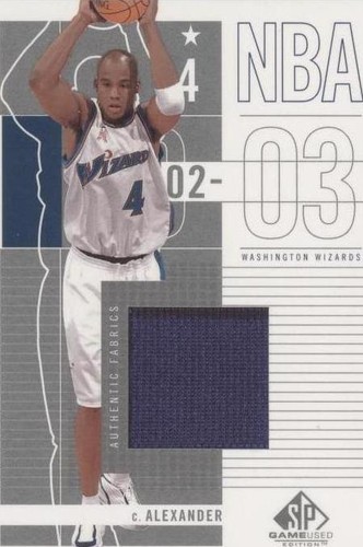 2002-03 SP Game Used Edition - Courtney Alexander #101