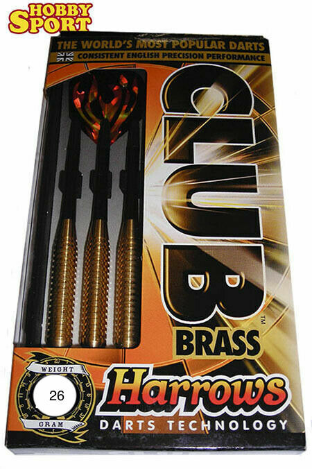 SET FRECCETTE DART GAME CLUB  ARROW STEEL TIP 26 GRAMMI
