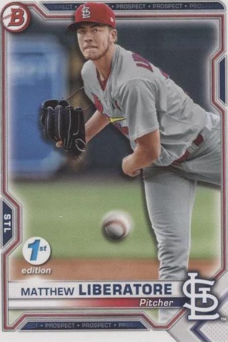 2021 Bowman 1st Edition - Matthew Liberatore #BFE-29