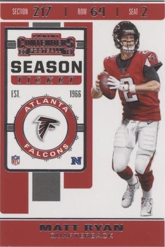 2019 Panini Contenders Matt Ryan #84