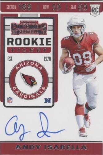 2019 Panini Contenders Andy Isabella #121