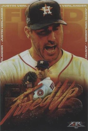 2020 Topps Fire - Justin Verlander #FIU-8