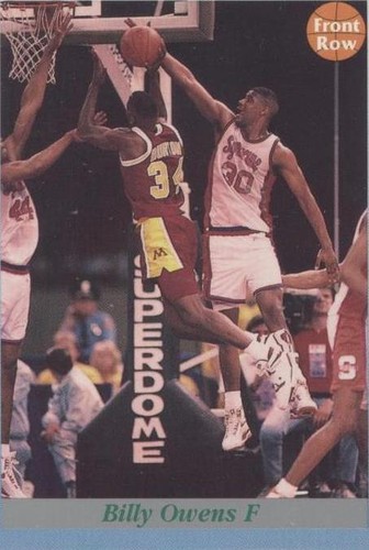 1991-92 Front Row Premier - Billy Owens #85