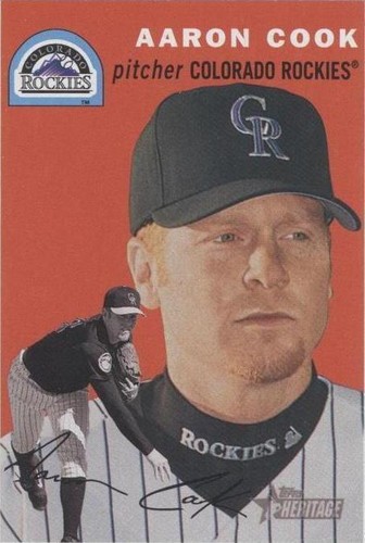 2003 Topps Heritage - Aaron Cook #270