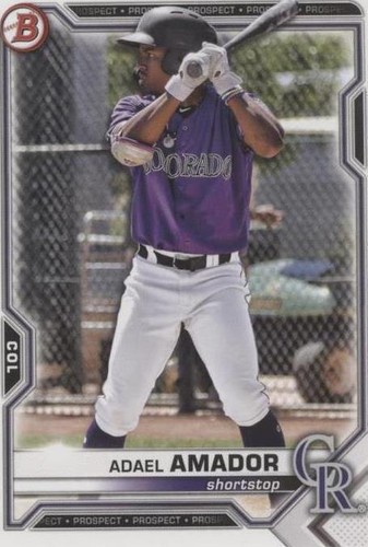 2021 Bowman Draft - Adael Amador #BD-195