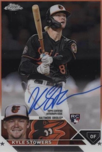 MLB 2023 TOPPS ARCHIVES カイル・ストワーズ 直筆サイン Kyle Stowers Signed 2023 Topps Series 1 Rookie Card