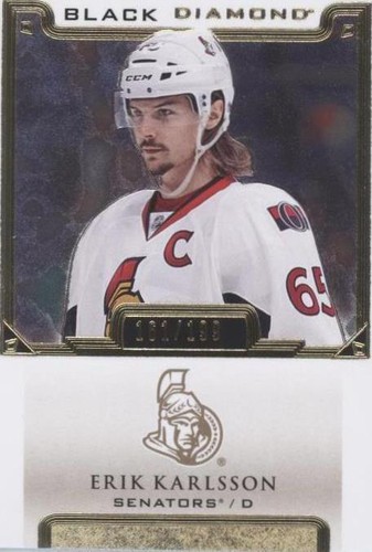 2015-16 Upper Deck Black Diamond - Erik Karlsson #BDB-EK