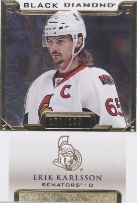 2015-16 Upper Deck Black Diamond - Erik Karlsson #BDB-EK