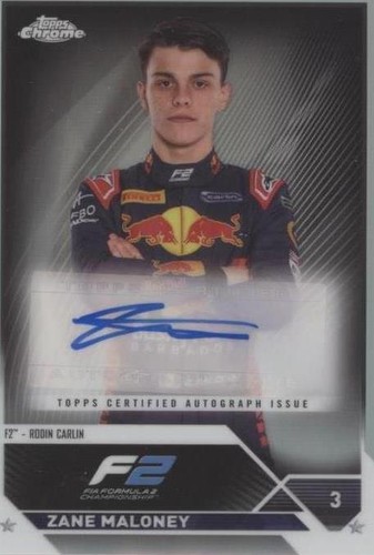 2023 Topps Chrome Formula 1 - Zane Maloney #CAC-ZM