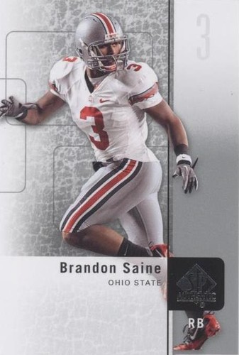 2011 SP Authentic Brandon Saine #23