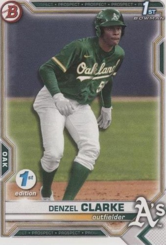 2021 Bowman Draft 1st Edition - Denzel Clarke #BD-128