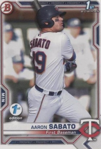 2021 Bowman 1st Edition - Aaron Sabato #BFE-125