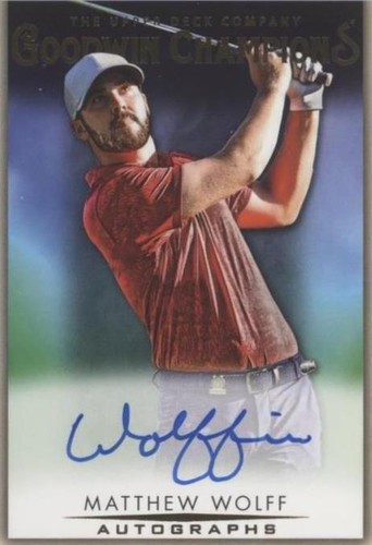 2021 Upper Deck Goodwin Champions - Matthew Wolff #A-MW