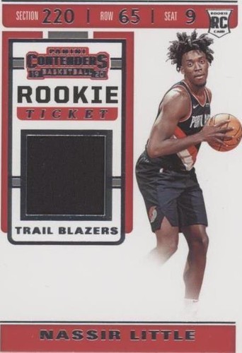 2019-20 Panini Contenders - Nassir Little #RTS-NSL