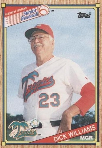 1989-90 Topps Senior Professional Baseball Association - Dick Williams #22